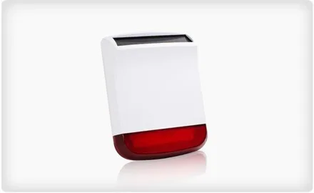 solar outdoor siren