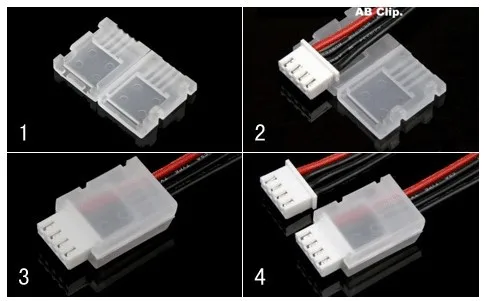 20 шт./лот, 2 S, 3 S, 4S, 5S, 6 S, JST-XH, сбалансированная защита головы, балансировочная заглушка, заглушка, AB зажим, Прямая поставка