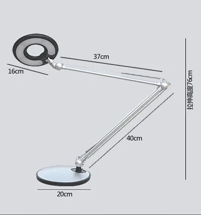 Классический американский профессиональный графический рабочий настольный светильник с длинными рукавами, Студенческая обучающая лампа, светодиодный защитный светильник для глаз