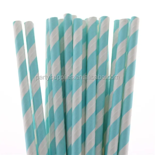 15 striped paper straw-2905c