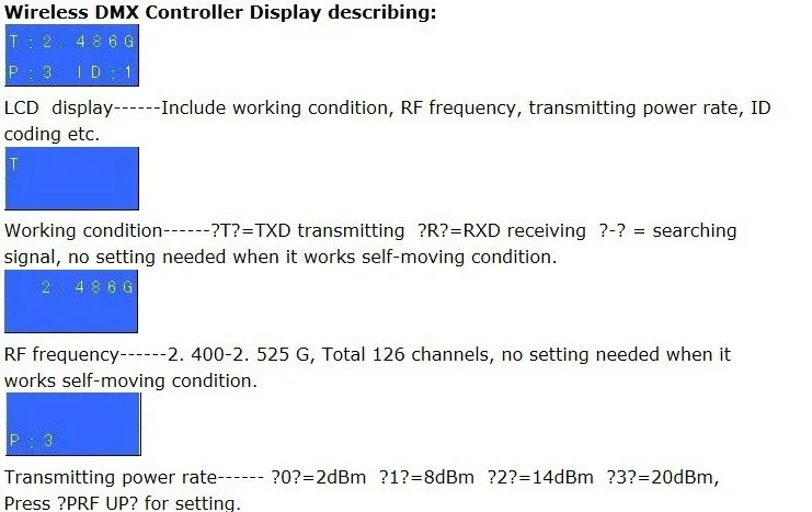 DHL 22 шт./лот 2,4G беспроводной dmx-контроллер беспроводной контроллер с lcd-дисплеем и беспроводной приемник dmx черный