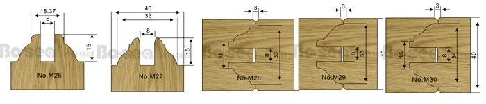 5 шт./компл. дверная рама резак для деревообработки 3 шт.-паз 2pcs-Mortise шпинделя машина резак Бо-море