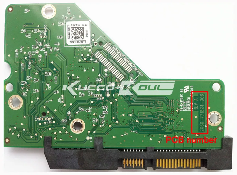 Материнская плата для HDD PCB 2060-771824-006 REV A для ремонта жесткого диска WD 3,5 SATA восстановление данных