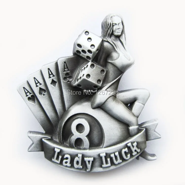 Распределить ремень Пряжка Lady Luck пряжки ремня 6 шт. в смешивания Стиль в порядке