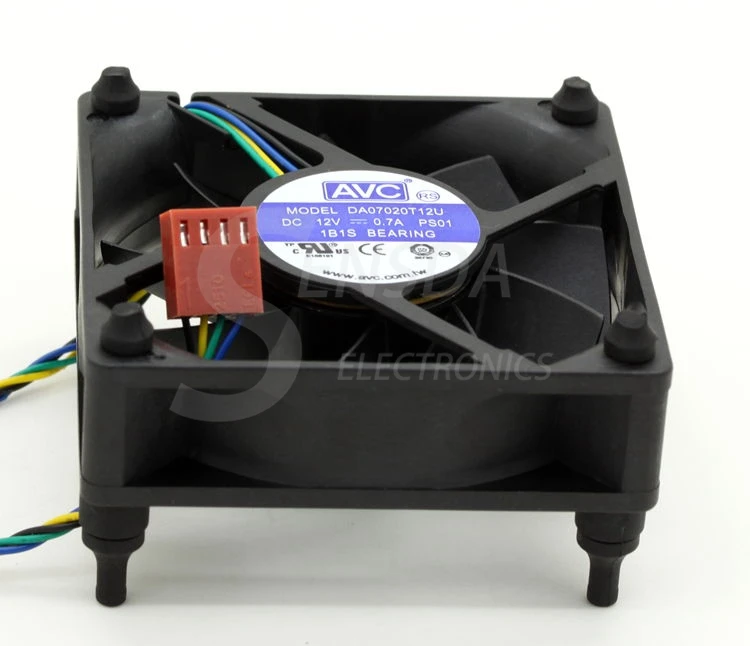 Для AVC DA07020T12U 7 см 70 мм Корпус Для ЦПУ Охлаждающие вентиляторы 7020 DC 12V pwm tempreture cooler