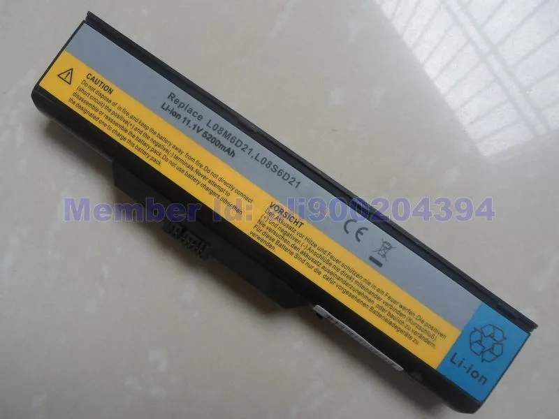 Аккумулятор для ноутбука Lenovo 3000 G230 серии G230G E23 L08S6D21 / 3000 G230 4107 / 3000 G230 20006