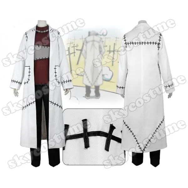 Soul Eater Franken Stein Doctor для взрослых мужчин Хэллоуин Косплей Костюм