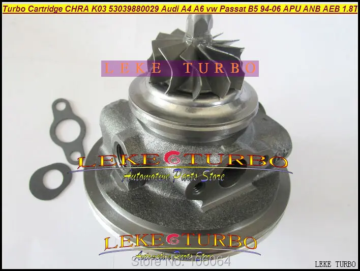Wholesale Turbo Cartridge CHRA For K03 53039880029 Turbocharger For AUDI A4 A6 VW Passat B5 1.8L 1994-06 BFB APU ANB AEB 1.8T (5)