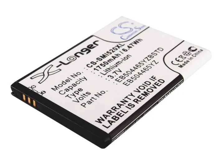 Eb504465yz Батарея для Samsung Gem i100, i400 Continuum, вдохновение I520, sch-i100, sch-i400, sch-i510, sch-i520, sch-lc11, sch-lc11r