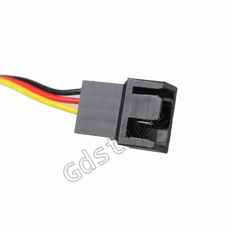 Gdstime 100 шт. 3pin женский двойной 3pin мужчина кабель провод 30 см для Процессор Корпус Вентилятор Y- разветвитель Кабель-адаптер 300 мм