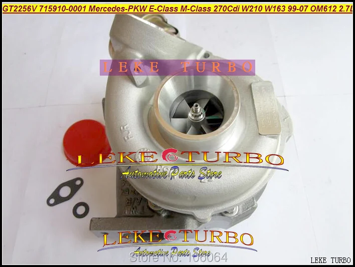 GT2256V 715910-5002S 715910 Turbo Turbocharger For Mercedes-PKW E-Class 270 CDI W210 M-Class W163 1999-07 OM612 2.7L 170HP (5)