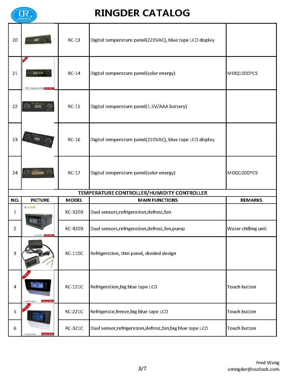 RINGDER RC-112E 230V30A холодный нагрев вкл/выкл реле Универсальный цифровой регулятор температуры регулирующий термостат