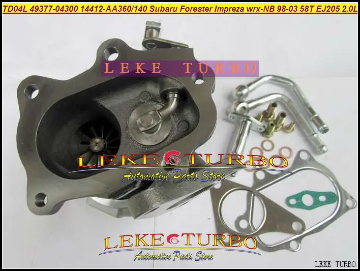TD04L TD04HL-13T 49377-04300 14412-AA360 14412-AA140 Turbo Turbocharger For SUBARU Forester Impreza WRX-NB 98-03 58T EJ205 2.0L (6)