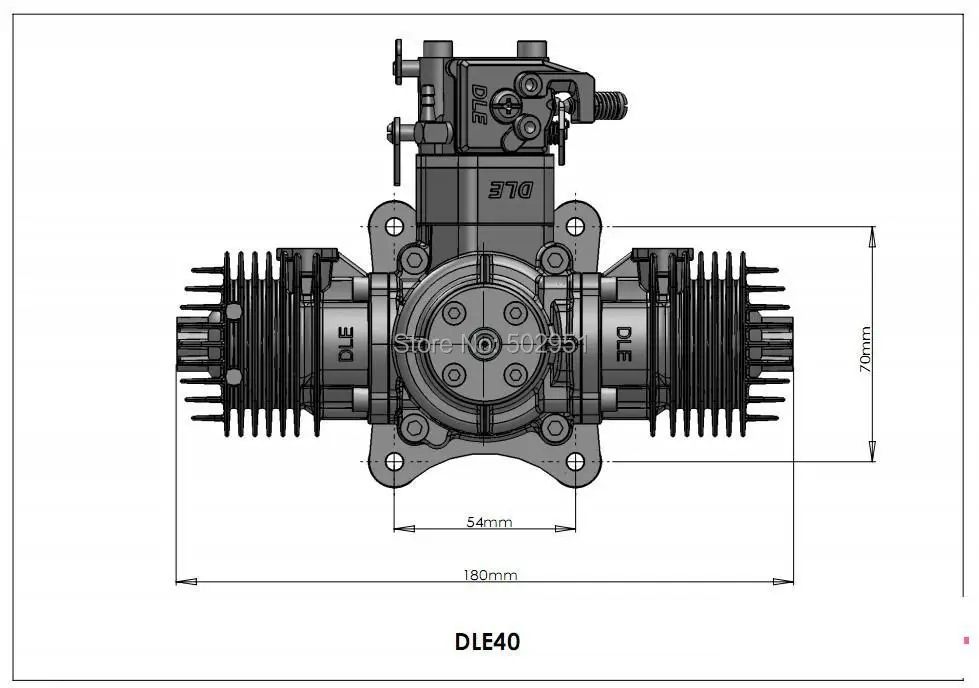 DLE40 DLE 40 cc газовый двигатель для радиоуправляемой модели самолета, лидер продаж, DLE-40, DLE 40, DLE