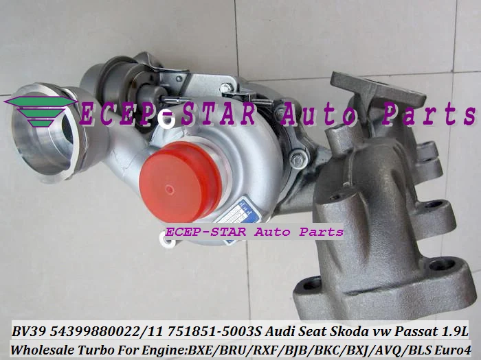 BV39 54399880022 54399700011 751851-5003S TURBO TURBINE Turbocharger For Audi Seat Skoda VW Passat BJB BXE 1.9L 105HP (6)