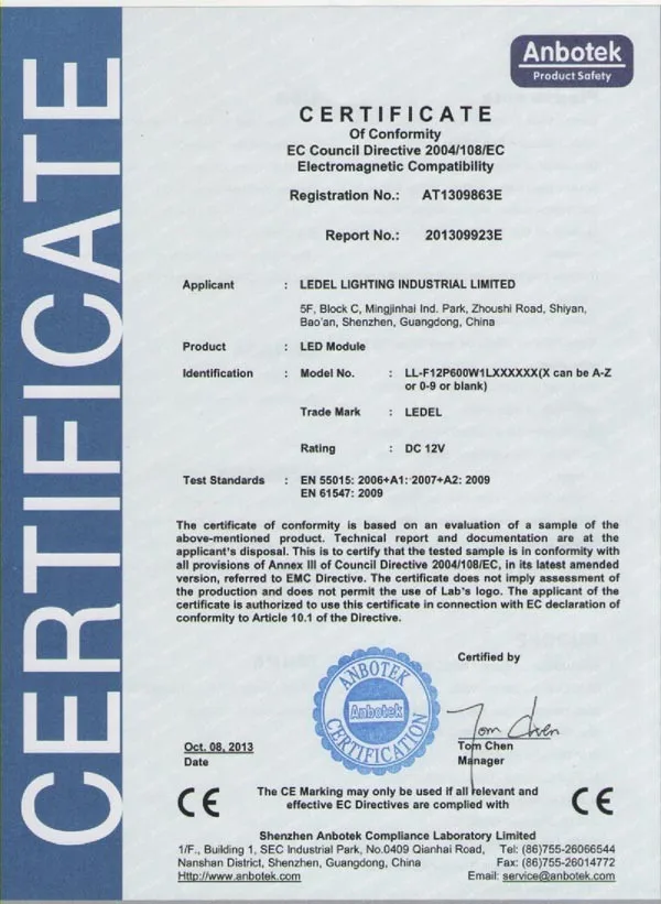 CE Certification