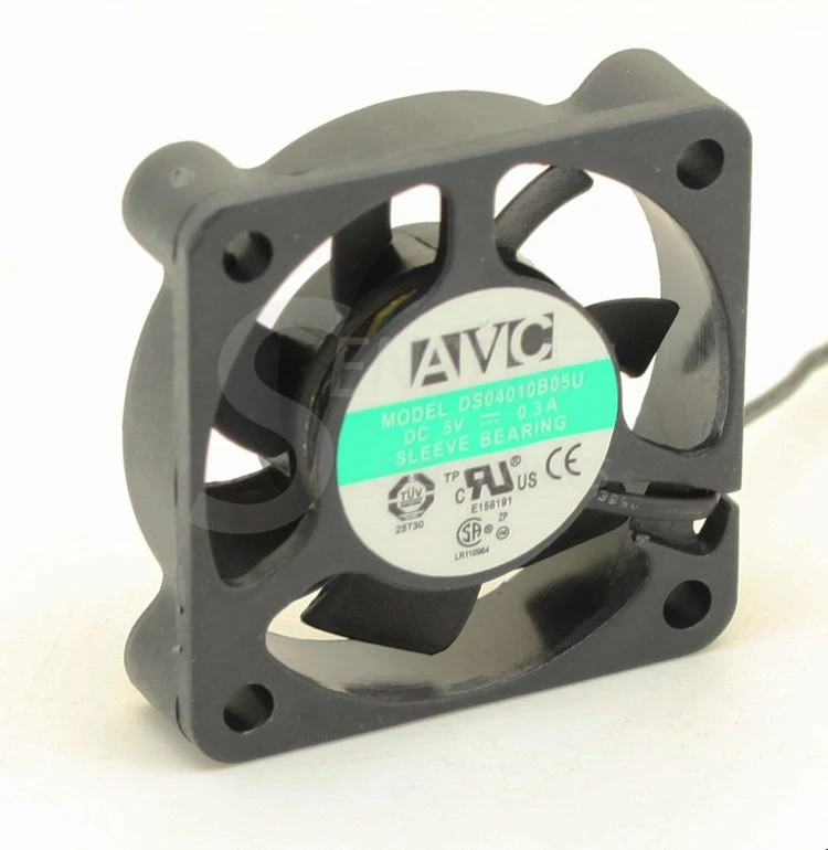 Для AVC DS04010B05U 4010 4 см 4*4*1 см 40*40*10 мм 5 V 0.3A 2-контактный инвертор Сервер вентилятор охлаждения