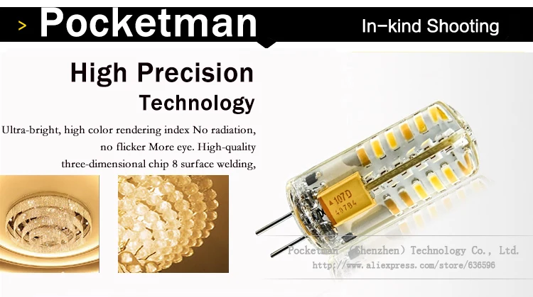 Новинка года 1 шт. 540 люмен 3 Вт, 6 Вт, G4 светодиодный 12V AC DC 24/48 X3014 лампа накаливания SMD