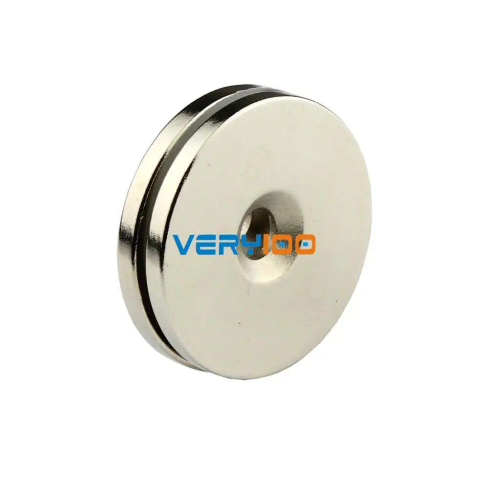 10 шт N50 супер сильный Круглый неодимовые кольцо с потайной головкой магниты 30 х 3 мм отверстие: 5 мм редкоземельных оптовая продажа