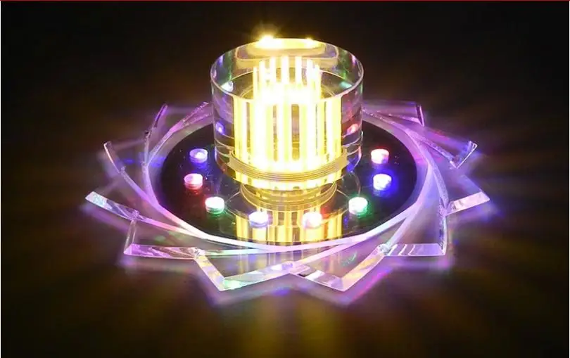 Colorpai 2014 Новое поступление led входные огни современный краткое кристалл лампы 3 Вт LED балкон потолочный светильник Лампы для мотоциклов для