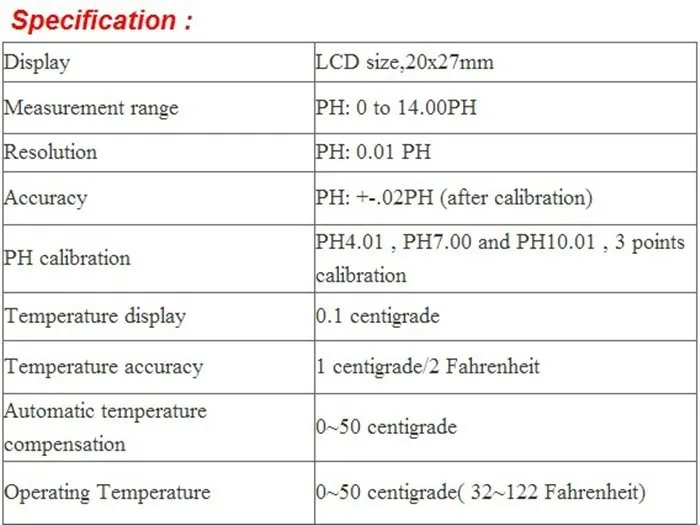 CT-6020 Digital PH meter PH Pen protable PH tester PH monitor