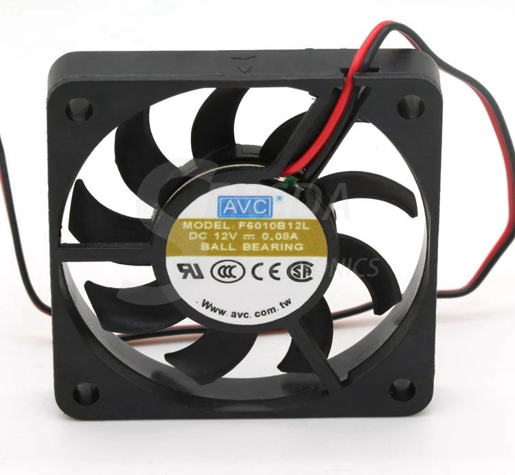 Для AVC F6010B12L 6010 6 см 60 мм DC 12 В 0.08A тихий сервер инвертор кулер Охлаждающие вентиляторы