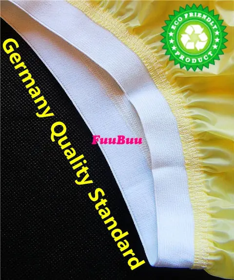 FUUBUU2207-Yellow-L-1PCS широкие эластичные штаны Подгузники Для Взрослых не одноразовые подгузники пластиковые подгузники шорты из ПВХ