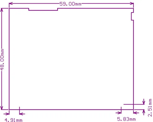 2.2inch-320x240-Touch-LCD-A-dimension