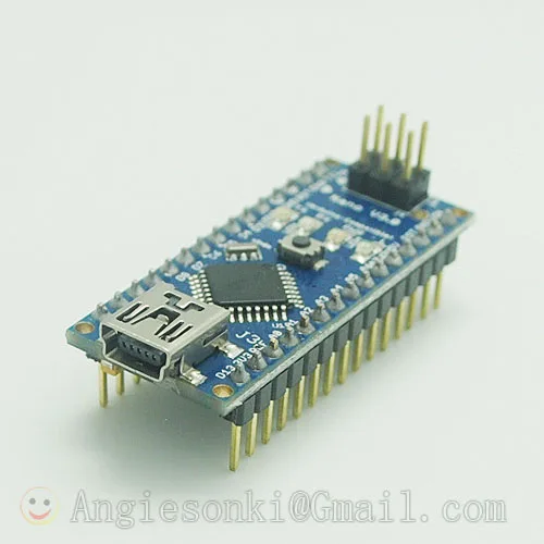 Для Arduin Nano V3.0 ATmega328 5 в микроконтроллер Плата модуль+ мини USB кабель 6 PWM портов 12 цифровой вход