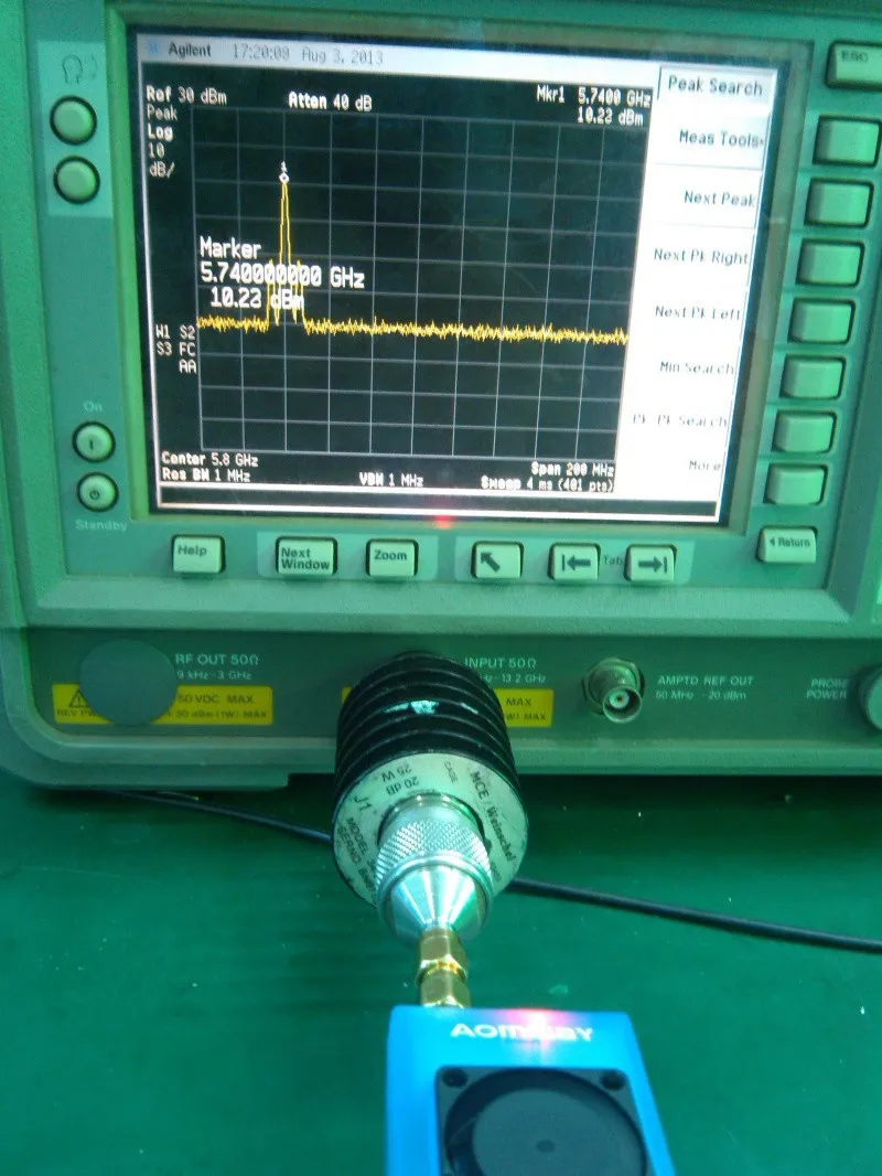 Aomway 5,8 Ghz 1W 1000mW 32CH AV аудио-видео передатчик и приемник с функцией видеорегистратора для FPV