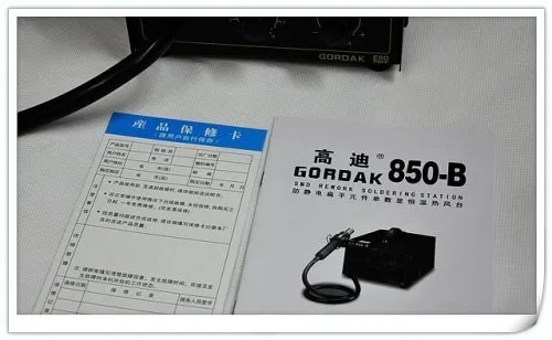 220 V Gordak 850B 850-B пистолет горячего воздуха цифровой дисплей станция для демонтажа