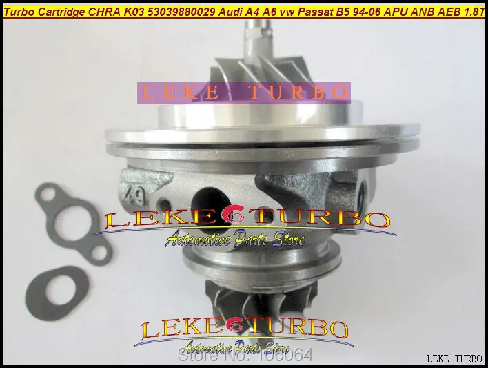 Wholesale Turbo Cartridge CHRA For K03 53039880029 Turbocharger For AUDI A4 A6 VW Passat B5 1.8L 1994-06 BFB APU ANB AEB 1.8T