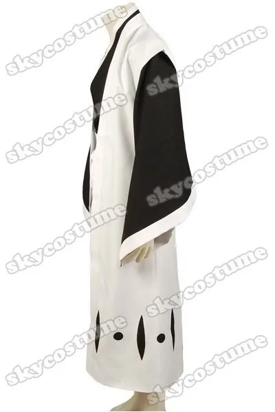Cosplay&Ware [3]Bleach 3rd Division Captain Ichimaru Gin Cosplay Costume Cloak Pants Belts -Cosplay&Ware anime Shop