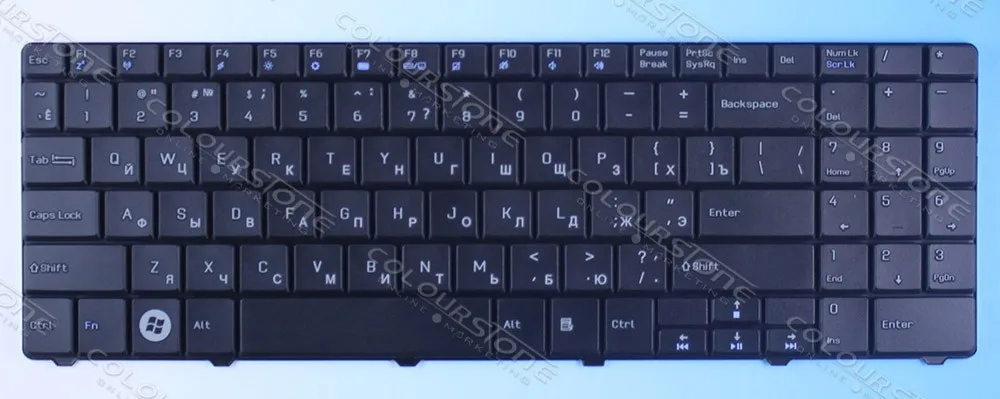 Русская клавиатура для Medion Akoya E6217 MD97718 MD97719 Casper nirvana H36 H36Y H36YB H36X черная клавиатура с русским алфавитом