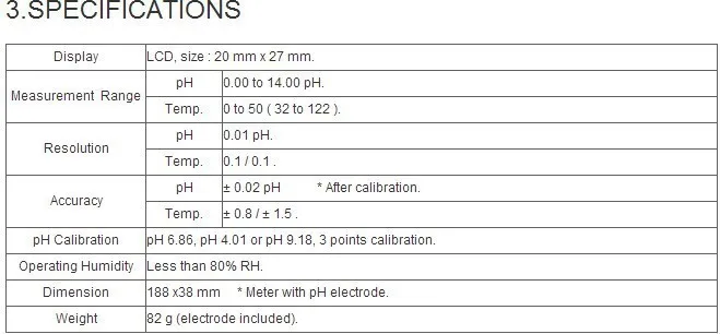 Digital PH meter Portable PH Tester Pen-type filter water PH monitor CT-6022 range 0.00~14.00pH Aquarium Water quality monitor