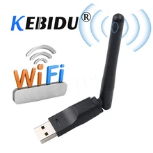 KEBIDU 150 Мбит/с USB 2,0 WiFi беспроводная сетевая карта LAN антенна адаптер MT-7601 Wi-Fi ключ 802.11b/g/n устройства для портативных ПК