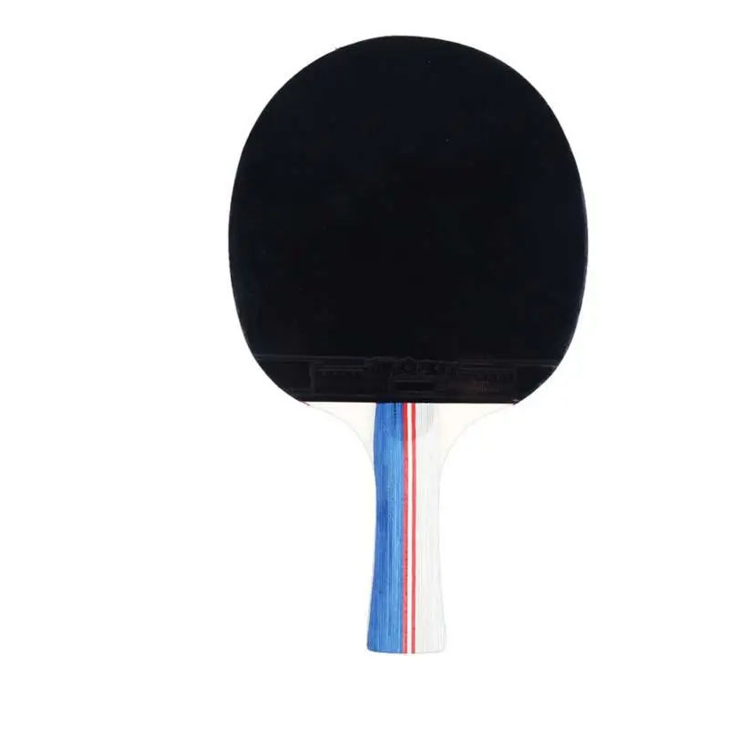 2 قطعة تنس طاولة مضرب مقبض طويل المهنية الكربون تنس طاولة مضرب مع 3 كرات 1 شنطة هدايا-مقبض طويل