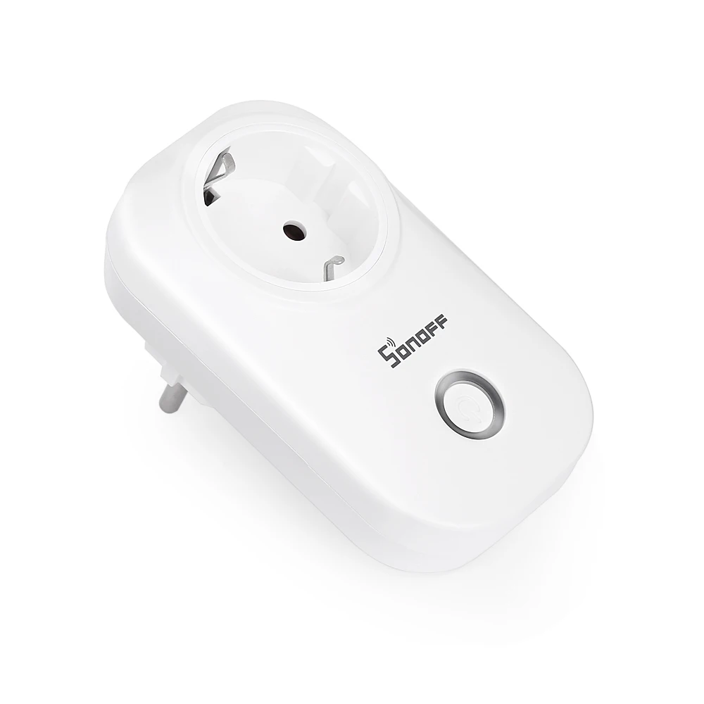 Интеллектуальный выключатель света SONOFF S20 умная розетка Wi-Fi Беспроводной переходник с дистанционным управлением Тип-ЕС