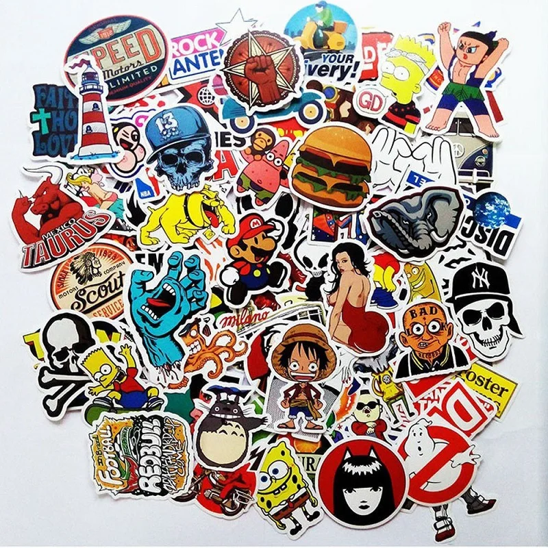 

60 Pcs Sexy Women Stickers Waterproof Stickers for Luggage Laptop Decal Toys Bike Car Motorcycle Phone Snowboard Funny Doodle