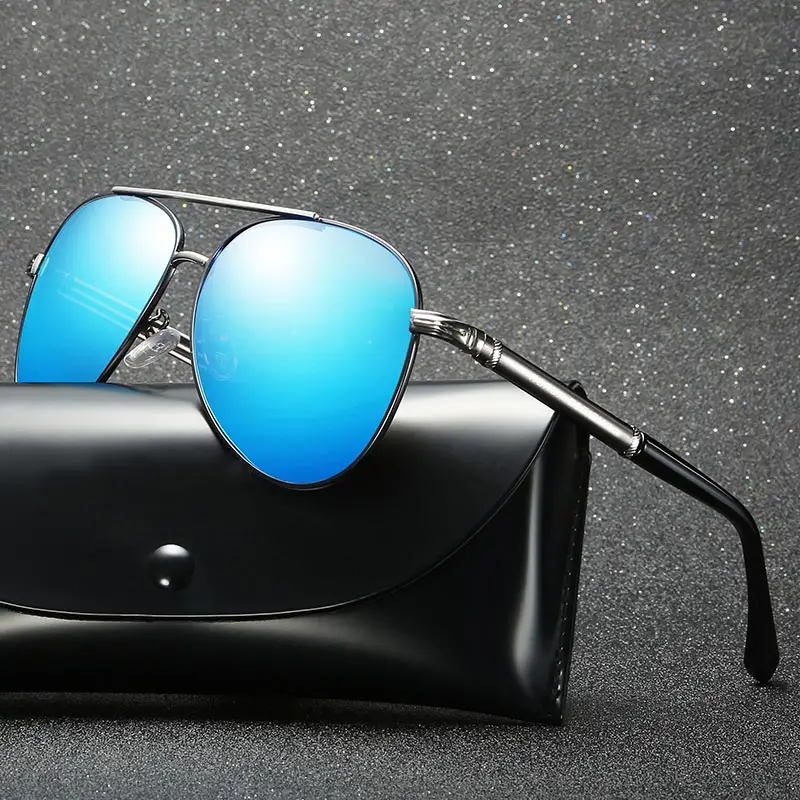 

BAVIRON Classic Pilot Polarized Sunglasses Men 100% uva uvb Retro Male Sun Glasses Driving Sunglasses Man Aviatation Drop Ship