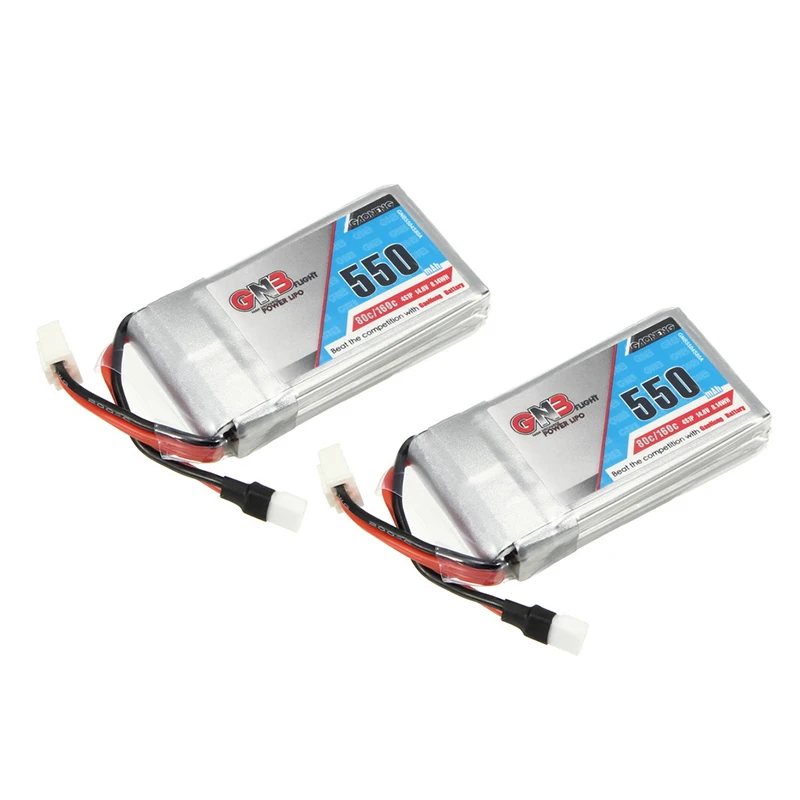 

Gaoneng GNB 7.4V 550mAh 2S 80/160C Lipo Battery White Plug
