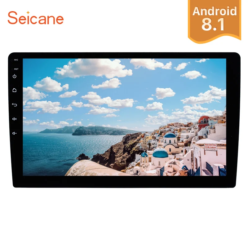 

Seicane Universal Car Radio GPS Navi 2Din 1GB HD 4-Core Android 8.1 10" Audio 1080P Video Multimedia Player 3G Wifi Head Unit
