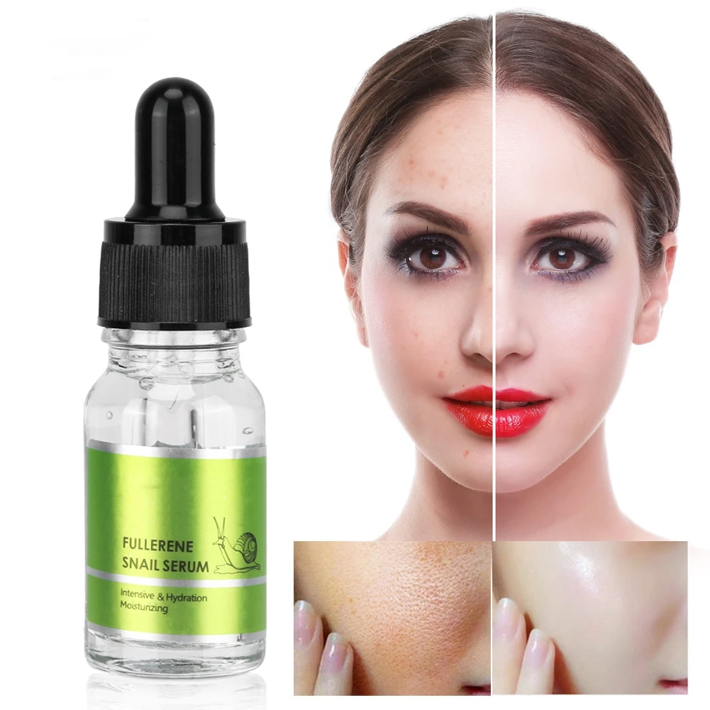 

10ml Snail Slime Hyaluronic Acid Niacinamide Essence Moisturizing Anti-aging Acne Pimple Removal Essence Shrinking Pores Serum