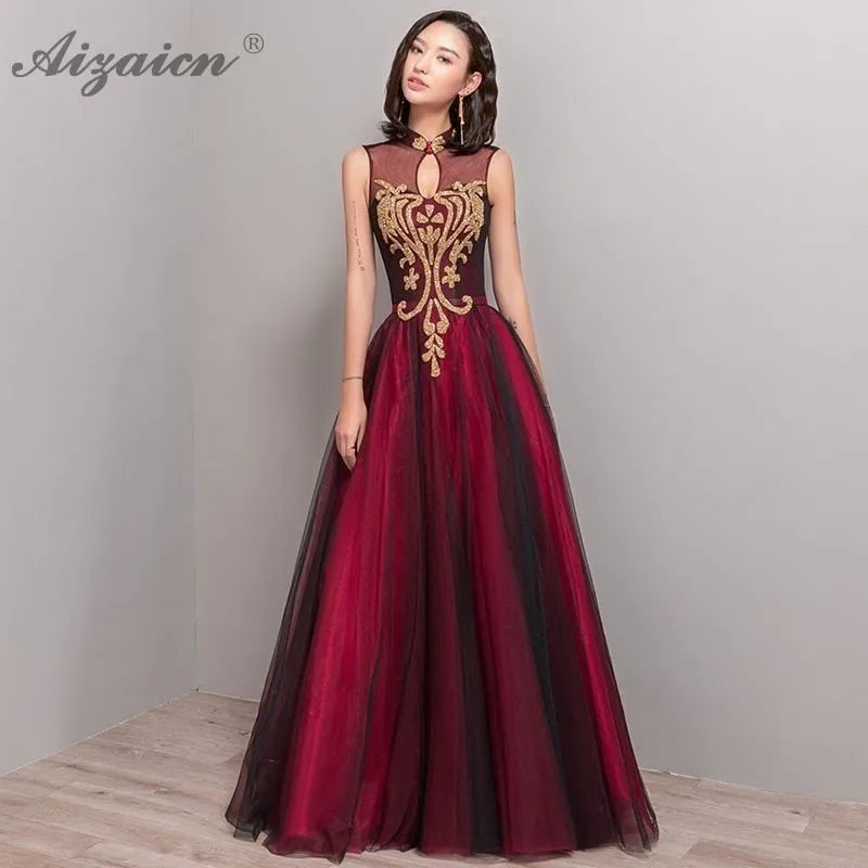 Роскошное китайское вечернее платье длинное Cheongsam зеленое свадебное Qipao Восточный Стиль Вечерние платья Восточно-китайское платье Qi Pao