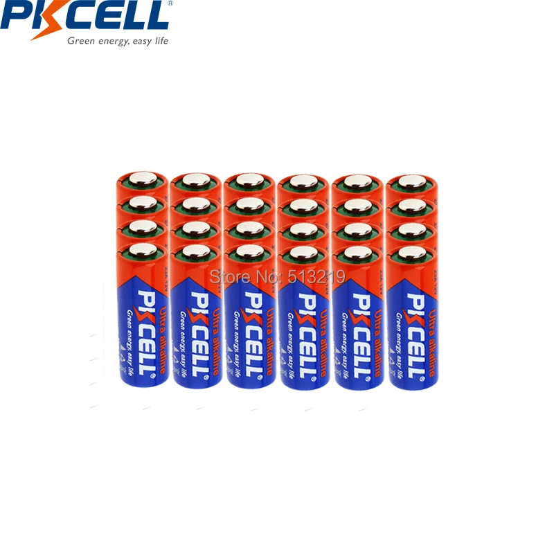 24 шт. щелочные батареи PKCELL 8F10R K23A L1028 23a A23 V23GA MN21 23A 12 В первичные и сухие для