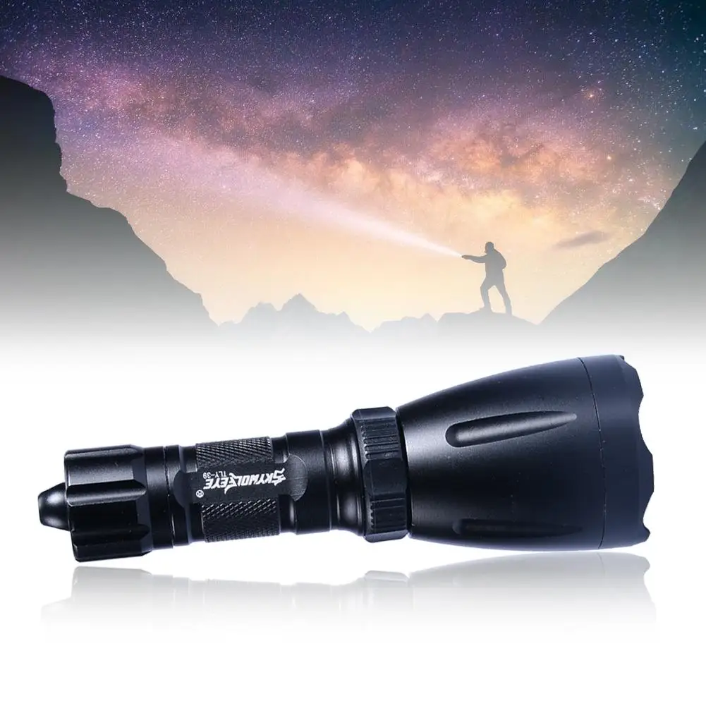 SKYWOLFEYE Многофункциональный масштабируемый фонарик с USB подзарядкой 4 режима света USB фонарик зарядка Спорт