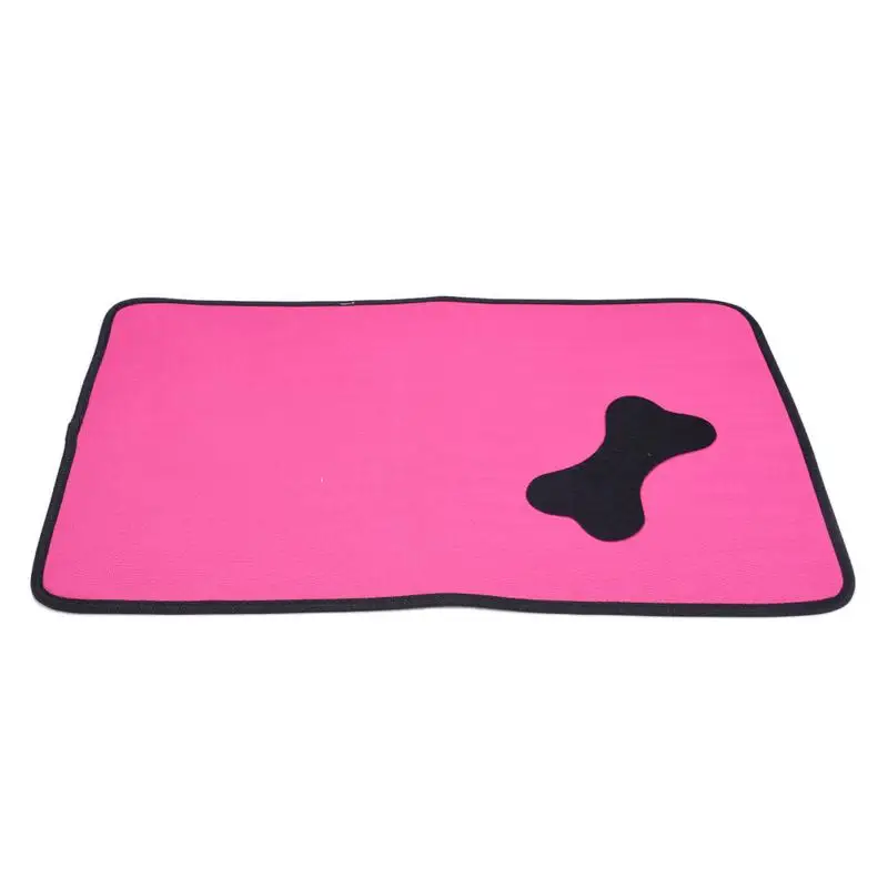 

Pet Feeding Mats Non-slip Pet Dogs Cats Bowl Mat Fashion Kittens Mat for Four Seasons