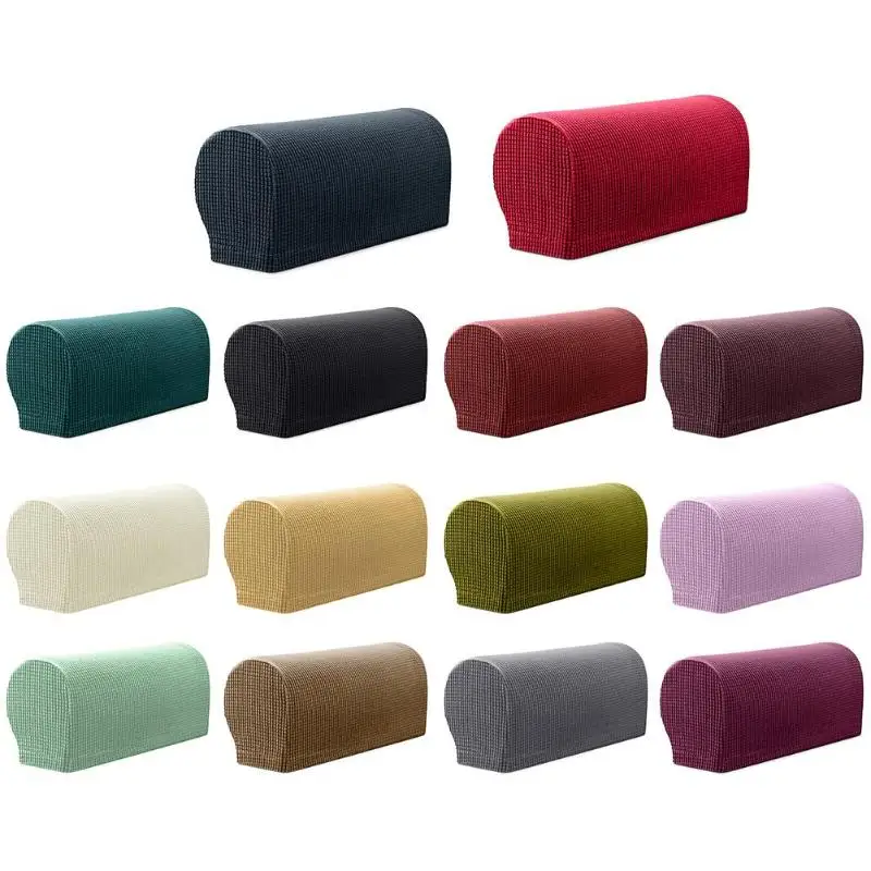 

2pcs Sofa Couch Cover Chair Throw Pet Dog Kids Mat Furniture Protector Reversible Washable Removable Armrest Slipcovers