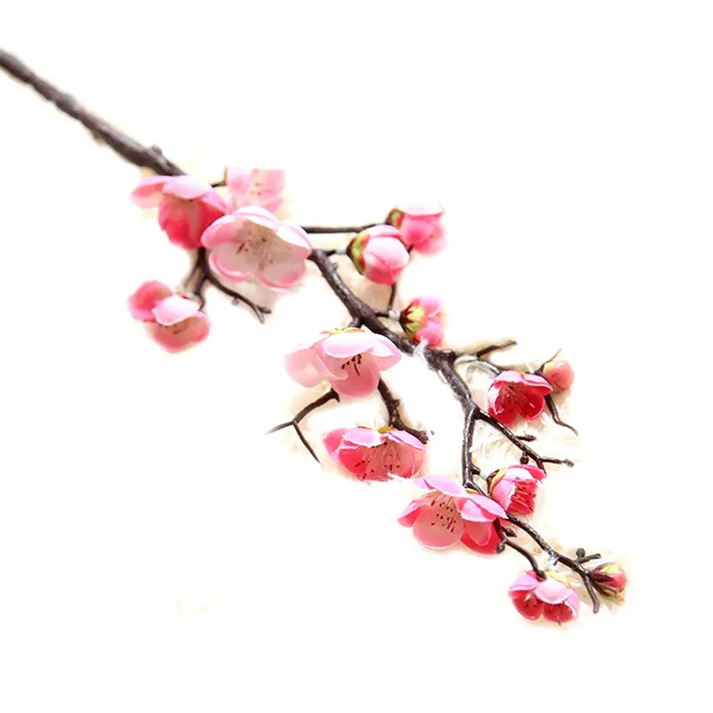 1pcs Artificial Plum Blossom60 cm long Lifelike Plum Blossom Flower