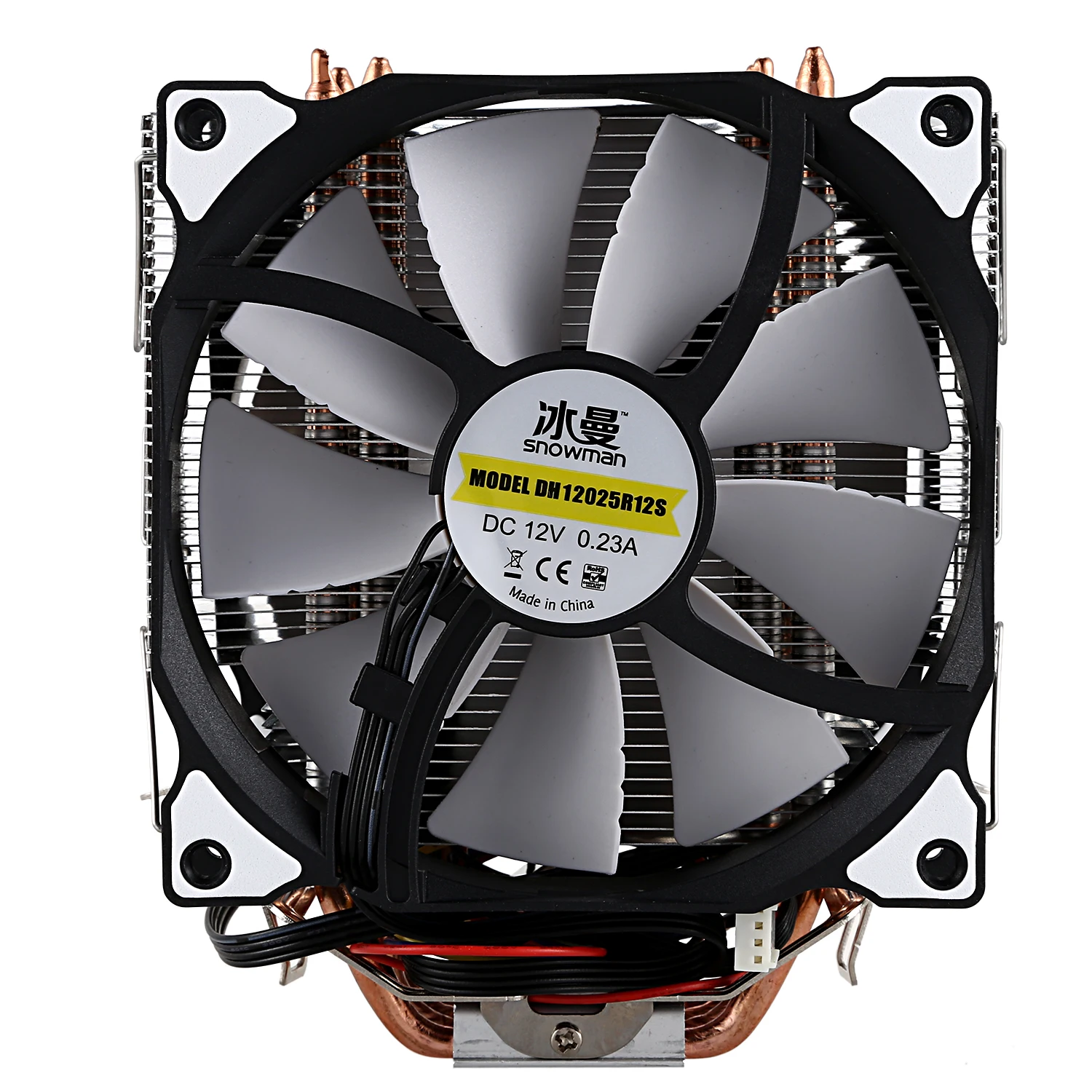 Снеговик cpu Cooler Master 5 тепловые трубки с прямым контактом freeze Tower система охлаждения процессора двойной вентилятор с ШИМ 2 вентилятора